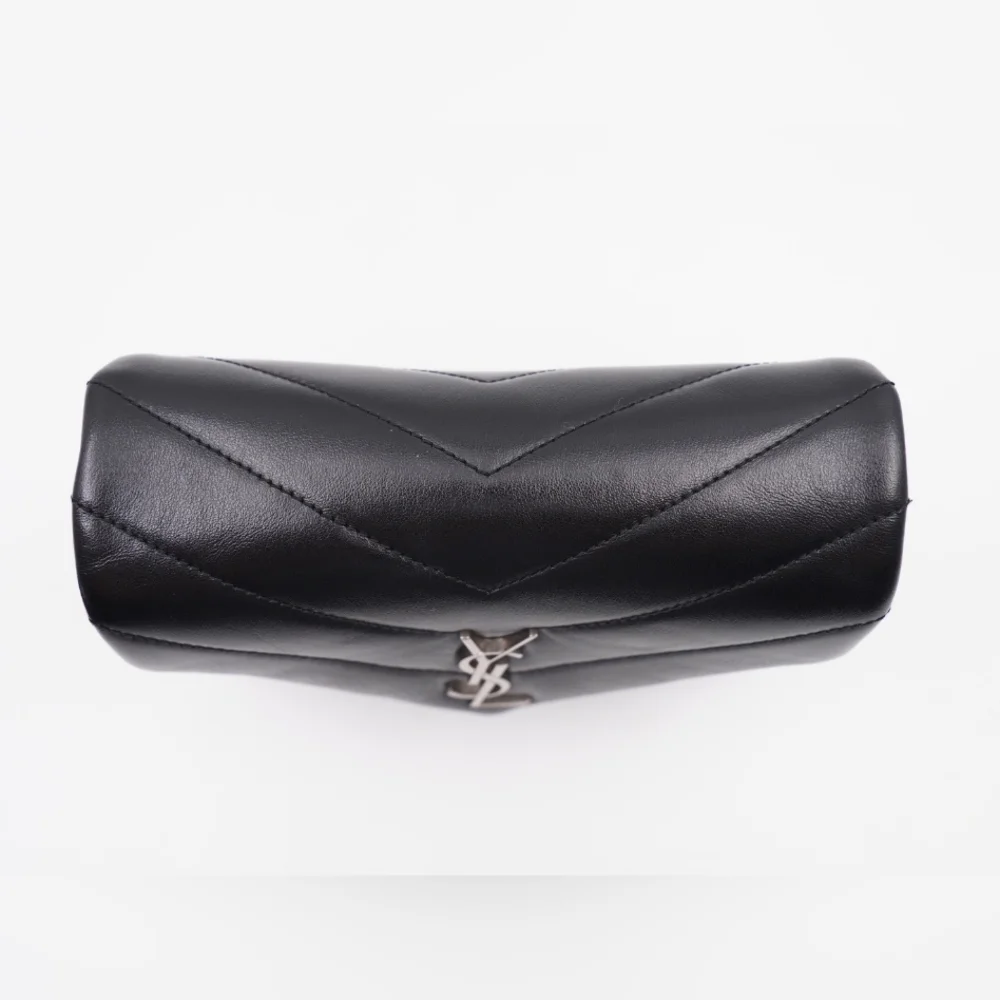 CF49 💟 Saint Laurent Loulou Shoulder Bag Matelasse Chevron Leather Toy - Picture 4 of 15